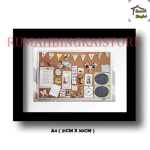 Bingkai Foto Ukuran A4 ( 21CM X 30CM ) + PLUS KACA