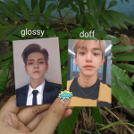 Cetak Foto Custom Glossy Photocard Ujung Tumpul / Lancip