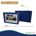 Paket Album Eksklusif dan Koper Cantik ukuran Album 20x30cm Wedding Birthday Travel Kualitas Bagus
