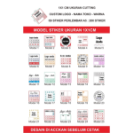 Serba 10 Ribu Stiker segel Garansi Semua Ukuran Kertas Pecah Telor