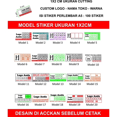 Serba 10 Ribu Stiker segel Garansi Semua Ukuran Kertas Pecah Telor Serba 10 Ribu Stiker segel Garansi Semua Ukuran Kertas Pecah Telor