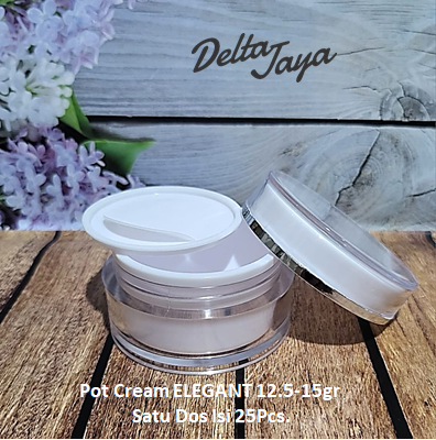 Pot Cream ELEGANT 12.5-15gr Satu Dos Isi 25Pcs.