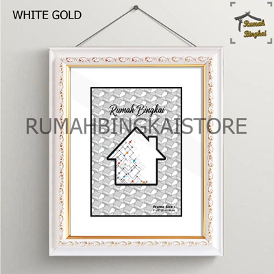 PIGURA Ukuran A4 ( 21cm x 30cm ) + PLUS KACA