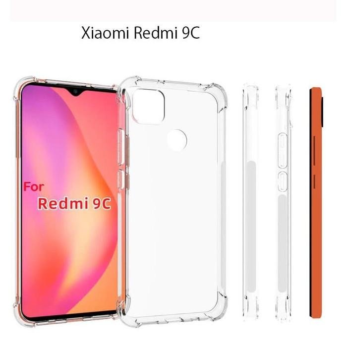 Case Anti Crack redmi note 9 pro 9a 9c 8 8a xiaomi soft anti bumper
