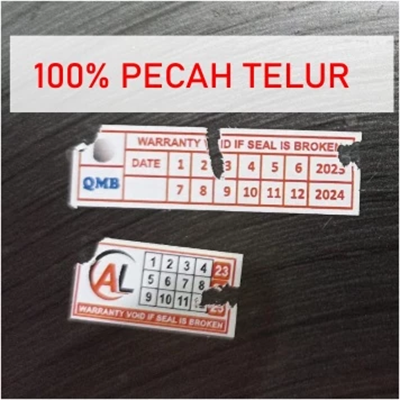 Cetak Express Stiker Segel Garansi ukuran 1x2 cm Kertas Pecah Telor Cetak Express Stiker Segel Garansi ukuran 1x2 cm Kertas Pecah Telor