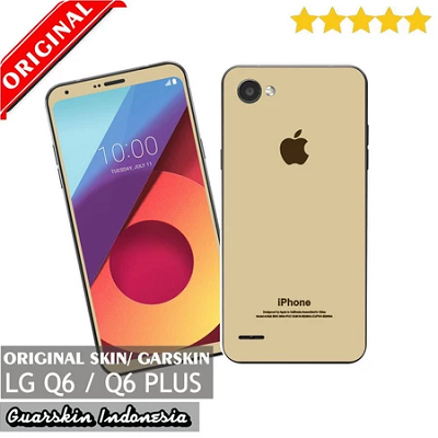 Original! LG Q6/ Q6+ Plus Skin/Garskin for Case - Iphone Gold