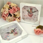 Frame Photo 20cmx20cm Scrapbook Bingkai Figura Foto 3D Kaca Kualitas Terjamin Warna Putih