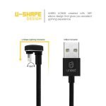 UNEED U Shaped Pro Kabel Data Lightning 1M Fast Charging 2.4A