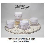 Pot Cream ELEGANT 12.5-15gr Satu Dos Isi 25Pcs.