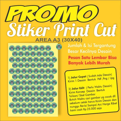 STICKER LABEL PRINT CUT MURAH