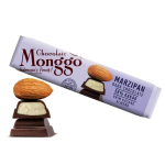 Chocolate Monggo | Marzipan & Dark Chocolate 40g| Coklat Murni Premium - Marzipan