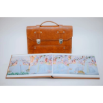 Cetak foto album kolase 20x30 A4 + koper kayu premium wedding buku tahunan