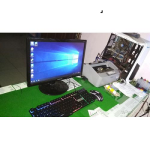 Paket Keyboard Mouse Import Nyala Lampu LED Malam huruf Kelihatan