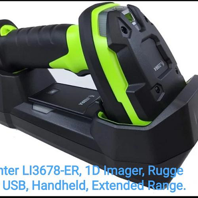 li3678-er，1d成像器，坚固，USB，手持式，扩展范围。