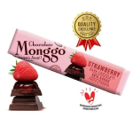 Chocolate Monggo - Strawberry & Dark Chocolate 40g - Strawberry 40g
