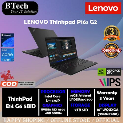 LENOVO ThinkPad P16s Gen 2 i7-1370P 16GB 512GB SSD Win11Pro 21HKS00B00 3YR