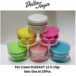 Pot Cream ELEGANT 12.5-15gr Satu Dos Isi 25Pcs.