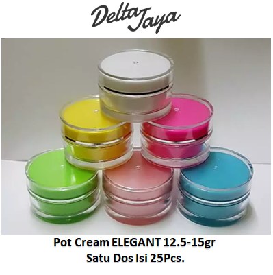 Pot Cream ELEGANT 12.5-15gr Satu Dos Isi 25Pcs.
