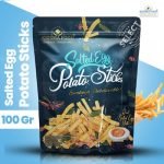 Salted Egg Potato Sticks ( P ) - 100gr