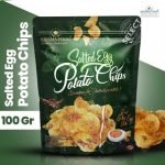 Salted Egg Potato Chips ( P ) - 60gr