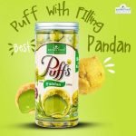 Soes Kering Isi Krim Rasa Pandan ( T )