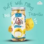 Soes Kering Isi Krim Rasa Tiramisu ( T )