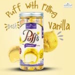 Soes Kering Isi Krim Rasa Vanilla ( T )