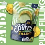 Soes Kering Isi Krim Rasa Pandan ( P )