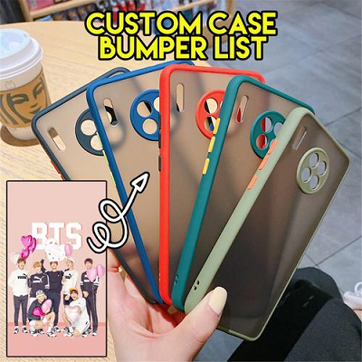 CUSTOM CASE BUMPER LIST PREMIUM iphone/samsung/oppo/vivo/xiaomi