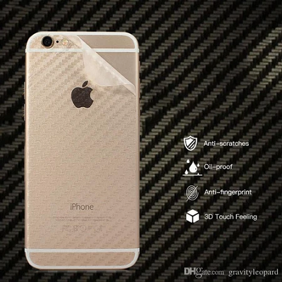 Screen Garskin Skin Carbon Transparan for Case iPhone 6/ 6S/ 6 Plus/ 6S Plus