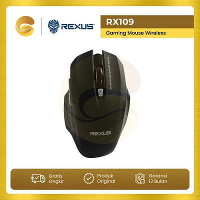 REXUS RX109 Mouse Gaming Wireless Xierra RX-109