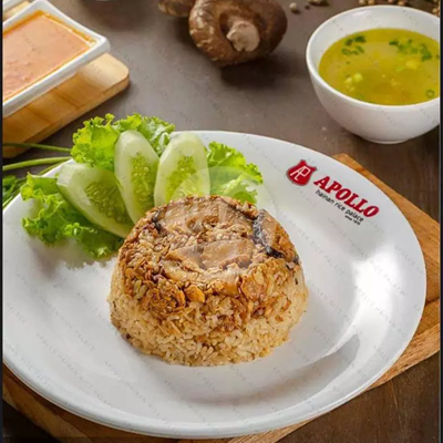 Nasi Tim Ayam Jamur