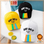 TOPI BASEBALL ANAK / BALITA BORDIR JUST DO IT USIA 2-10 TAHUN LAKI PEREMPUAN