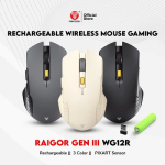 Fantech RAIGOR III Rechargeable Baterai Mouse Wireless Gaming WG12R