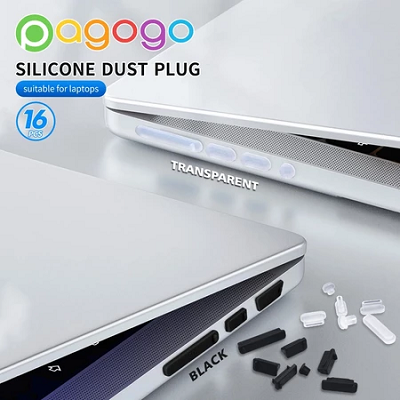 Universal Dust Plug Laptop Macbook Protector Cover Usb Vga Type C PD Port 16 pieces