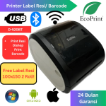 PRINTER XPRINTER ECOPRINT PRINTER BARCODE THERMAL - LABEL PRINTER XPRINTER XP-420B D520BT SIZE 110MM - A6 PRINTER