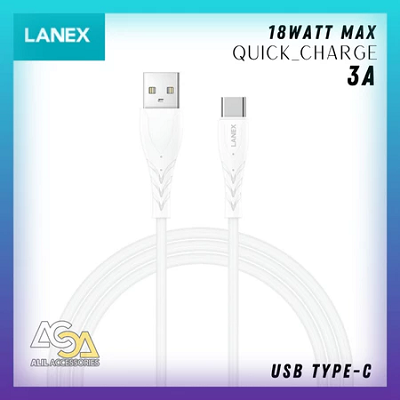 Kabel Data Lanex LS23C快速充电3A USB Type-C