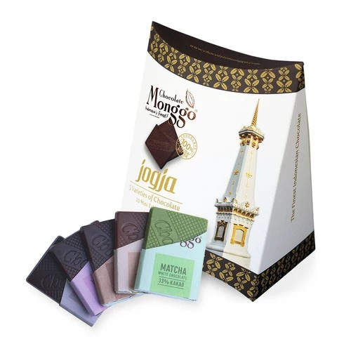 Chocolate Mix Tugu Jogja 20 x 5.5g | Cokelat Monggo | Coklat Premium - Tugu 5 Rasa