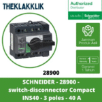 SCHNEIDER - 28900 - Switch-disconnector Compact INS40 - 3 poles - 40 A