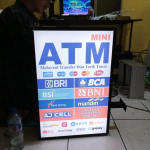 Neon Box 60 x 120 cm Custom Akrilik 2 Sisi Lampu - 40x60, Tanpa Braket, Kabel Bawaan