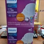 Lampu Philips Downlight Led MESON 17Watt Paket 2 Gratis 1 Cahaya 65K