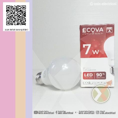 Lampu LED A-Bulb ECOVA 7 Watt Lampu LED A-Bulb ECOVA 7 Watt
