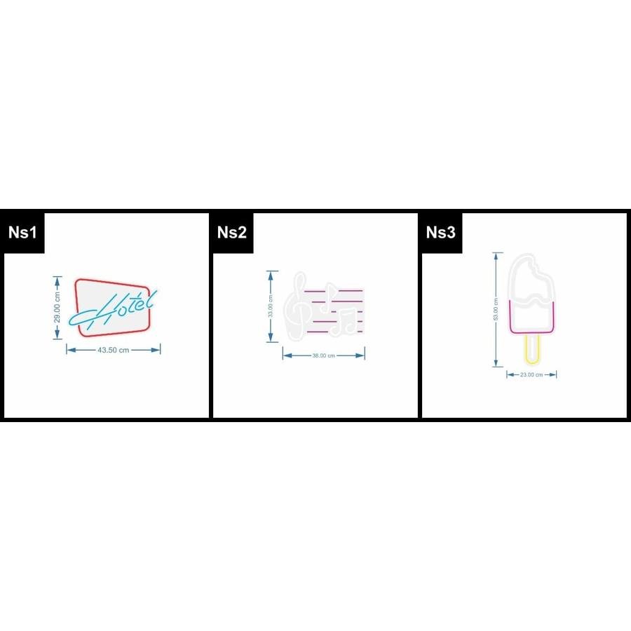 Noen Sign Lampu Cafe Lampu Tidur Lampu Kamar Hiasan Dinding