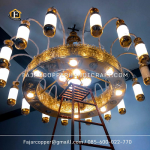 Jual lampu Tembaga dan Kuningan Lampu Masjid Nabawi kuningan