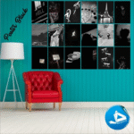 (32PCS) POSTER AESTHETIC BLACK TERMURAH / DEKORASI KAMAR / DEKORASI CAFE / WARUNG KOPI / DINDING RUMAH