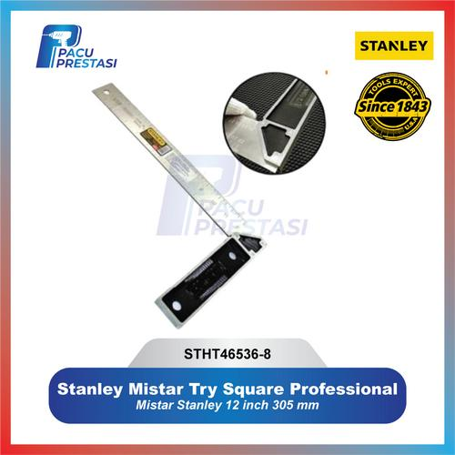 Mistar Stanley STHT46536-8 12 inch 305 mm Try Square Profesional