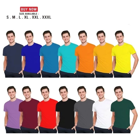 KAOS POLOS COTTON COMBED 30S ATASAN PRIA DAN WANITA BAHAN HALUS DAN TEBAL