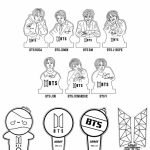 Lampu Hiasan KPOP LED 3D Nama Custom Akrilik 3MM