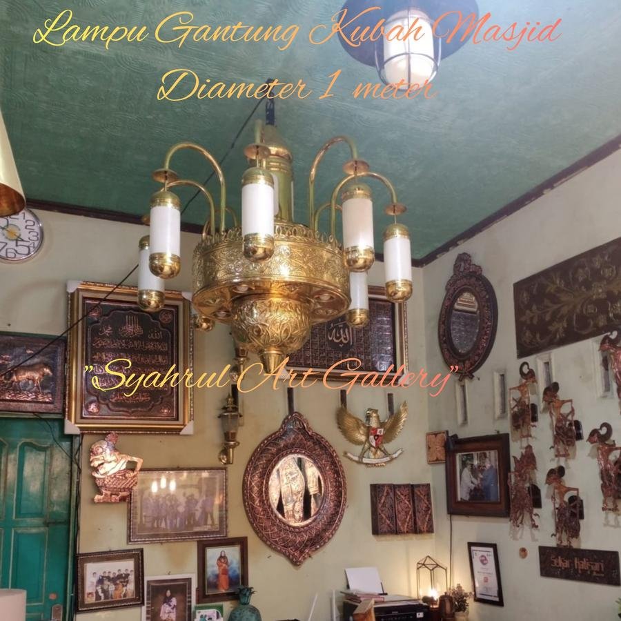 Lampu Gantung Kubah Masjid-Lampu Hias Masjid-Lampu Mushola 1 meter Lampu Gantung Kubah Masjid-Lampu Hias Masjid-Lampu Mushola 1 meter