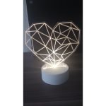 Lampu Hiasan KPOP LED 3D Nama Custom Akrilik 3MM